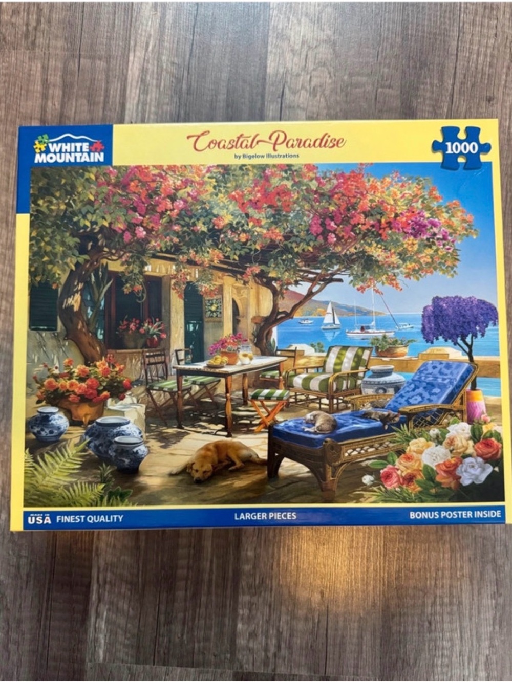 White Mountain Coastal Paradise Puzzle 1000 Piece